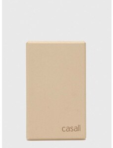 Μπλοκ γιόγκα Casall χρώμα: μπεζ