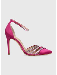 Γόβες παπούτσια Guess GADELLA χρώμα: ροζ, FL6GDL SAT08