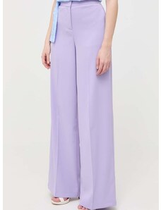 Παντελόνι Pinko χρώμα: μοβ