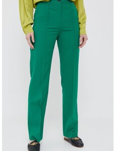 Παντελόνι από μείγμα μαλλιού Joop! χρώμα: πράσινο
