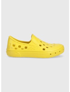 Παιδικά πάνινα παπούτσια Vans UY Slip On TRK ALSN PSHFR χρώμα: κίτρινο