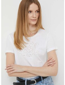 Μπλουζάκι Lauren Ralph Lauren χρώμα: άσπρο