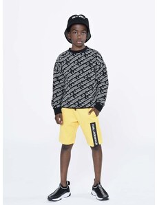 Παιδική μπλούζα Karl Lagerfeld χρώμα: μαύρο