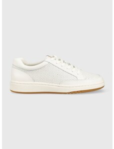 Δερμάτινα αθλητικά παπούτσια Lauren Ralph Lauren Hailey χρώμα: άσπρο, 802904467001