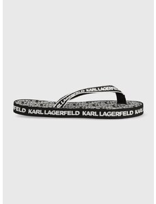 Σαγιονάρες Karl Lagerfeld KOSTA MNS χρώμα: μαύρο, KL71003