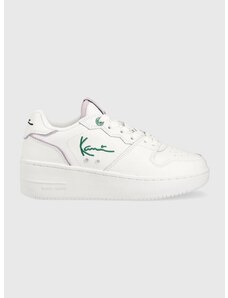 Δερμάτινα αθλητικά παπούτσια Karl Kani KK 89 HEEL V2 χρώμα: άσπρο, 1180927 KKFWW000222