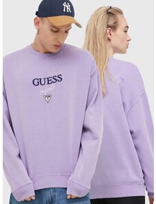 Μπλούζα Guess Originals Go Baker χρώμα: μοβ