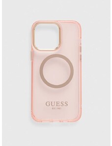 Θήκη κινητού Guess iPhone 14 Pro Max 6,7" χρώμα: ροζ