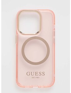 Θήκη κινητού Guess iPhone 14 Pro 6,1" χρώμα: ροζ