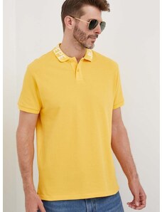Βαμβακερό μπλουζάκι πόλο Pepe Jeans Jacob χρώμα: κίτρινο