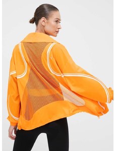 Αντιανεμικό adidas by Stella McCartney TruePace χρώμα: πορτοκαλί
