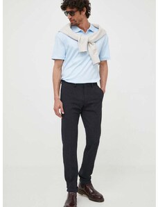 Παντελόνι Tommy Hilfiger χρώμα: ναυτικό μπλε