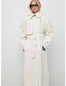 Βαμβακερό παλτό Day Birger et Mikkelsen χρώμα: μπεζ