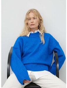 Μάλλινο πουλόβερ Day Birger et Mikkelsen γυναικεία, χρώμα: ναυτικό μπλε