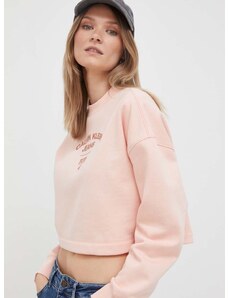 Μπλούζα Calvin Klein Jeans χρώμα: ροζ