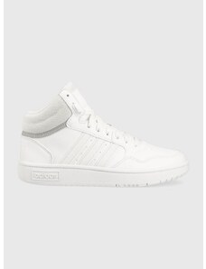 Αθλητικά adidas Originals HOOPS MID 3. K χρώμα: άσπρο