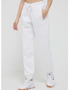 Παντελόνι φόρμας adidas χρώμα: άσπρο