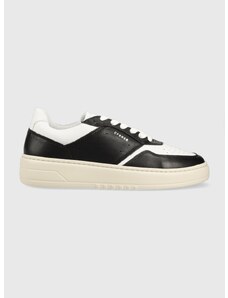 Δερμάτινα αθλητικά παπούτσια Copenhagen χρώμα: μαύρο, CPH1M leather mix