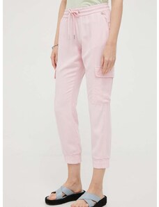 Παντελόνι Rich & Royal χρώμα: ροζ