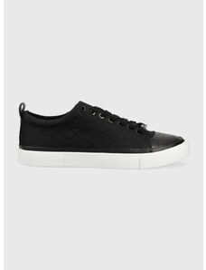 Πάνινα παπούτσια Calvin Klein VULC LACE UP - MONO χρώμα: μαύρο, HW0HW01777