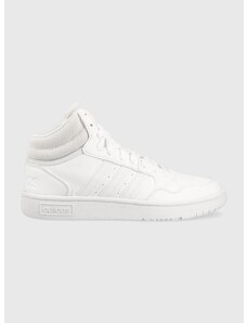 Αθλητικά adidas HOOPS χρώμα: άσπρο