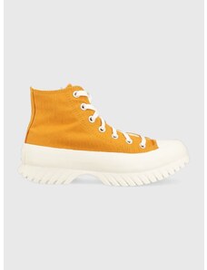 Πάνινα παπούτσια Converse Chuck Taylor All Star Lugged 2.0 χρώμα: κίτρινο, A06022C