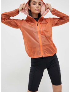 Αδιάβροχο μπουφάν adidas TERREX Agravic χρώμα: πορτοκαλί