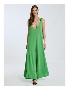 Celestino Oλόσωμη φόρμα με ανοιχτή πλάτη πρασινο ανοιχτο για Γυναίκα