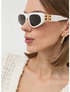 Γυαλιά ηλίου Balenciaga χρώμα: άσπρο