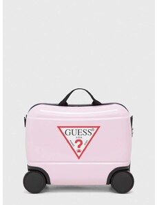 Παιδική βαλίτσα Guess χρώμα: ροζ