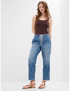 GAP Μπλε Mid Rise Easy Jean Παντελόνι με Washwell