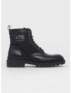 Παπούτσια Karl Lagerfeld ανδρικά, χρώμα: μαύρο F30