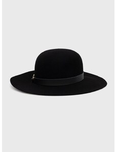Μάλλινο καπέλο Patrizia Pepe χρώμα: μαύρο