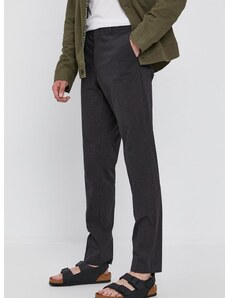 Παντελόνι Sisley ανδρικό, χρώμα: γκρι