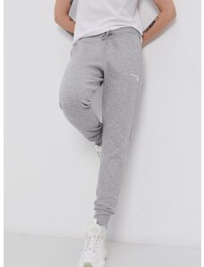 Παντελόνι New Balance γυναικείo, χρώμα: γκρι