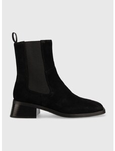 Σουέτ μπότες τσέλσι Vagabond Shoemakers Shoemakers Blanca γυναικείες, χρώμα: μαύρο