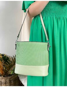 INSHOES Basic τσάντα ώμου με ανάγλυφη λεπτομέρεια Πράσινο