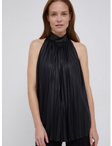 Μπλουζάκι Sisley γυναικείo, χρώμα: μαύρο