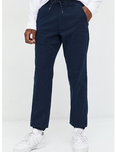 Παντελόνι Abercrombie & Fitch χρώμα: ναυτικό μπλε