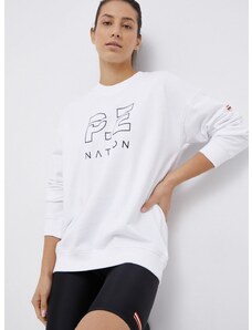 Βαμβακερή μπλούζα P.E Nation γυναικεία, χρώμα: άσπρο