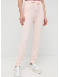Παντελόνι φόρμας Max Mara Leisure χρώμα: ροζ