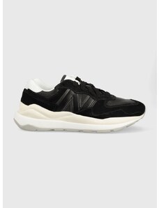 Δερμάτινα αθλητικά παπούτσια New Balance M5740slb χρώμα: μαύρο