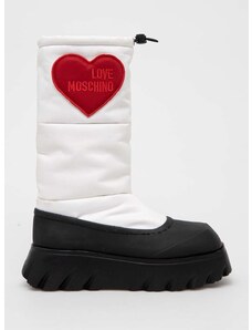 Μπότες χιονιού Love Moschino χρώμα: άσπρο