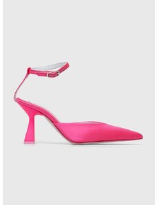 Γόβες παπούτσια Chiara Ferragni CF3142_012 χρώμα: ροζ, CF DECOLLETE