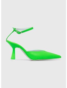 Γόβες παπούτσια Chiara Ferragni CF3144_041 χρώμα: πράσινο