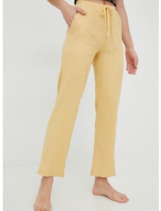 Παντελόνι Billabong χρώμα: κίτρινο