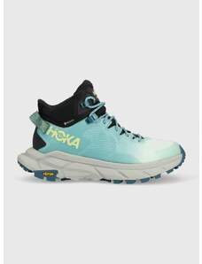 Παπούτσια Hoka Trail Code GTX χρώμα: τιρκουάζ F30