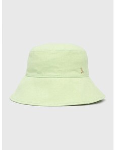Βαμβακερό καπέλο Patrizia Pepe χρώμα: πράσινο