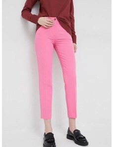 Παντελόνι Sisley χρώμα: μοβ