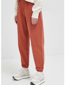 Βαμβακερό παντελόνι New Balance χρώμα: κόκκινο